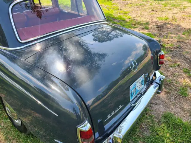 1959 mercedes-benz 220 s sedan grey rwd manual leather