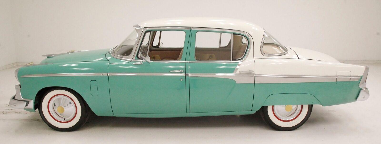 1955 studebaker president sedan 259ci 4bbl v8 bw 3 speed auto