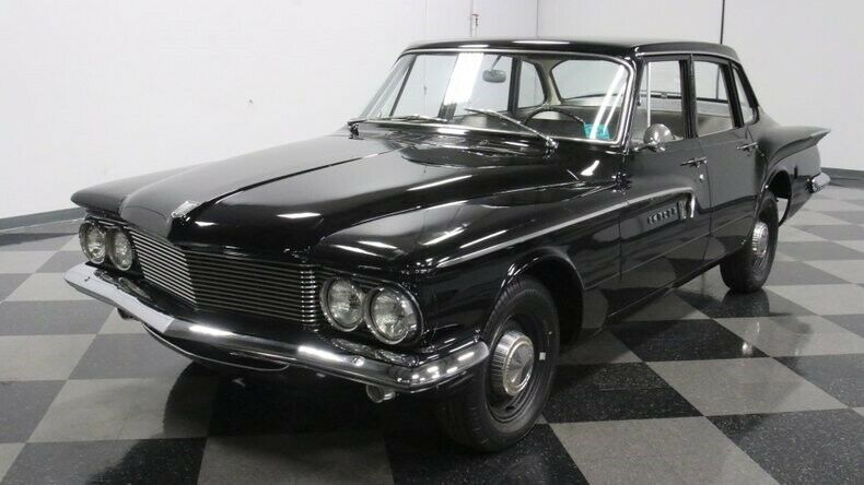 classic vintage chrome mopar lancer 770 6 cylinder 3-speed manual black