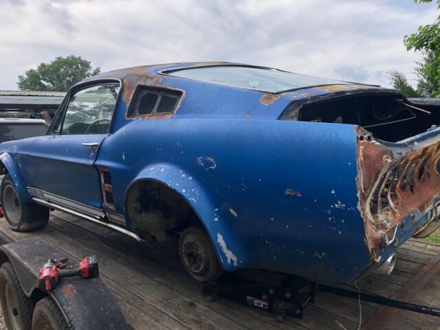 1967 ford mustang sportscar blue rwd manual scode
