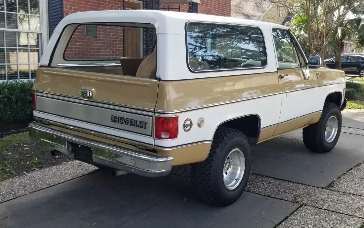 1975 chevrolet blazer suv yellow 4wd automatic k5