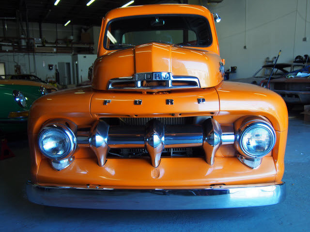 52 ford custom pickup supercharged street rod 1 of a kind