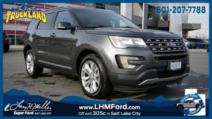 2016 ford explorer xlt awd xlt 4dr suv for sale in salt lake city, utah