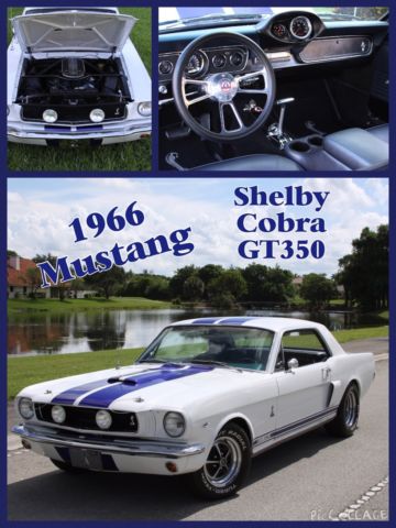 1966 ford mustang shelby cobra gt350 resto mod tribute 347 stroker auto