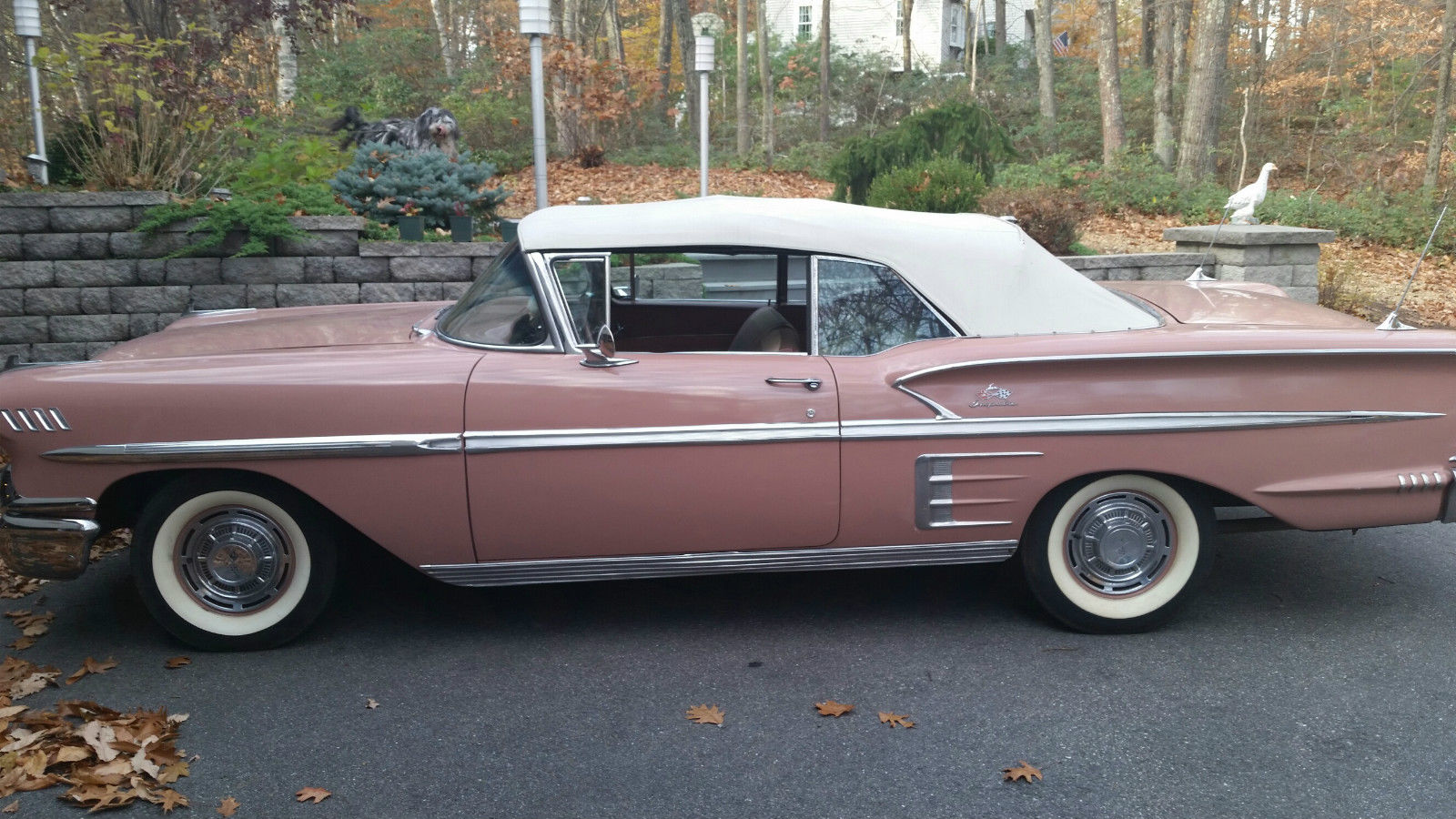 1958 chevy impala 2 door sport convertible