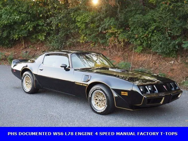 1979 pontiac firebird trans am (ws6)