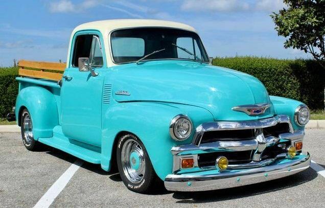 1954 chevrolet 3100 pickup turbo 350 trans