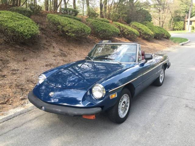 1975 alfa romeo spider convertible manual 5-speed rwd other 4-cylinder 2.0l