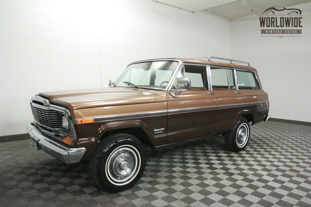 1980 jeep wagoneer clean! throttle body fuel injection. ac!