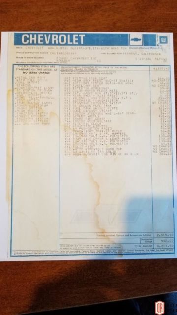 1-owner survivor with documents! jimmy k5 blazer