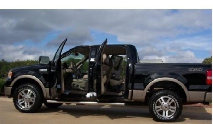 2005 ford f-150 4x4 crew lariat,heated leather,s/roof,6cd chng,no reserve in columbus, oh
