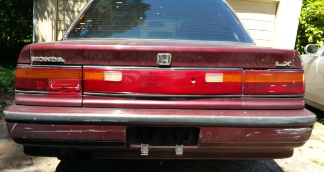1991 honda civic lx sedan 4-door 5 speed overheated engine damage! as is!