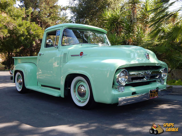 1956 ford f-100 pick-up "resto mod" 350 v8 th400 ford 9" mustang ii ifs