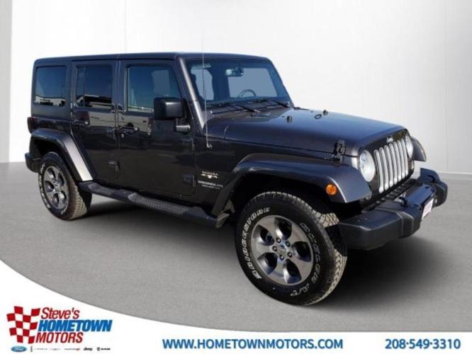 2017 jeep wrangler unlimited sahara 4x4 sahara 4dr suv for sale in crystal, idaho