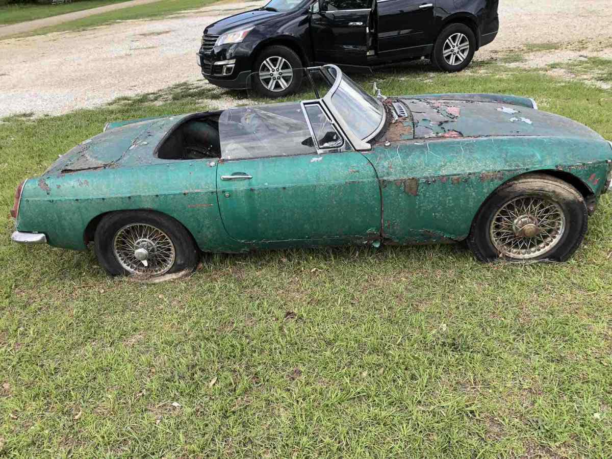 1966 mg midget convertible green rwd manual