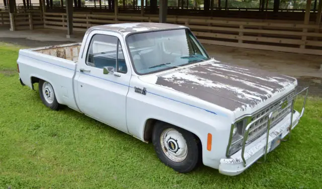 1980 chevrolet c10 custom deluxe swb dry ca survivor lowered patina shop truck