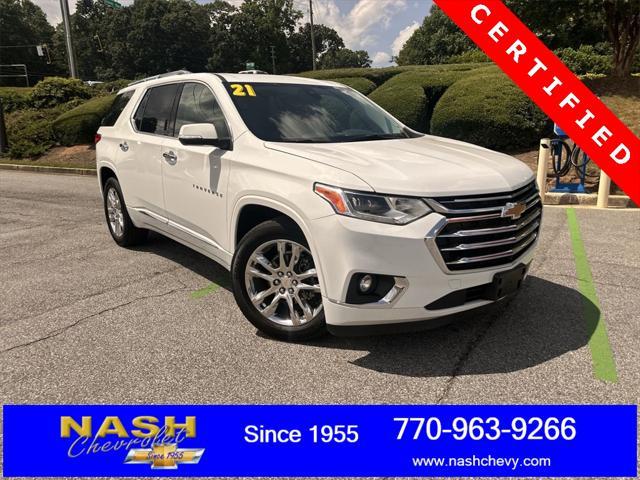 2021 chevrolet traverse high country