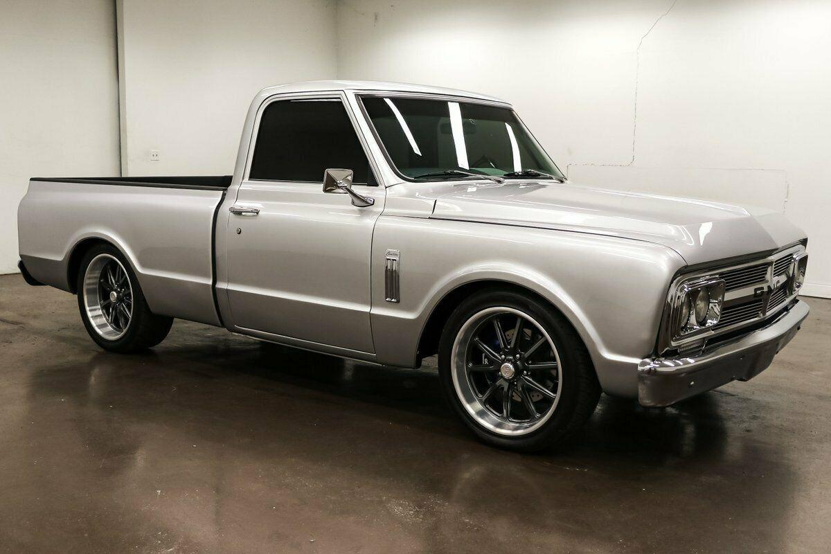 1967 gmc c10 restomod 1910 miles silver truck chevrolet performance 6.2l ls3 v8