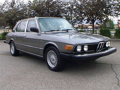 1981 bmw 528i sedan, these e12's are getting rare, no rust & runs great!