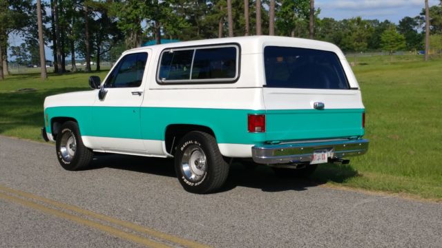 1976 chevrolet k5 blazer 2wd tbi throttle body fuel injection! vintage air!