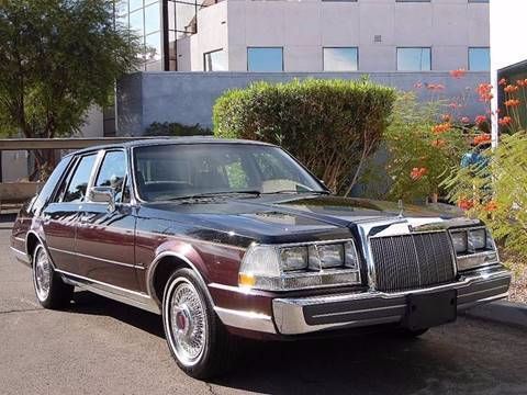 1986 lincoln continental low miles