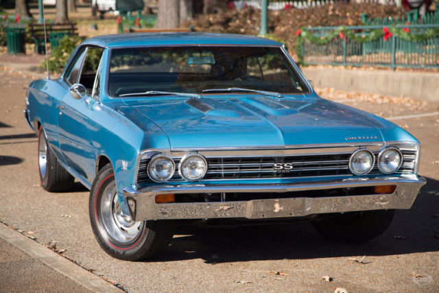 beautifully restored marina blue 1967 ss396 malibu.....what could be better?