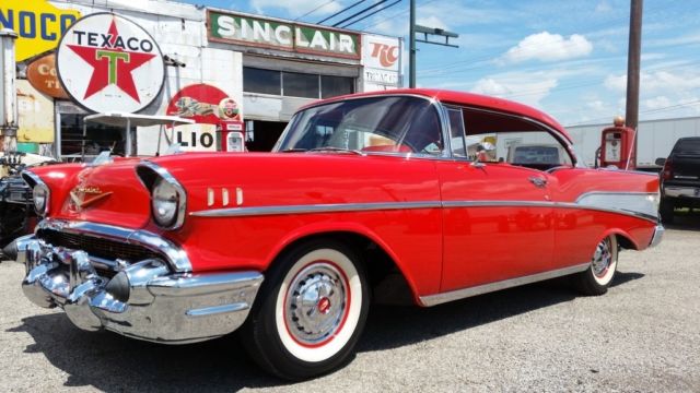 1957 chevrolet bel air 2 fours overdrive 270 h.p