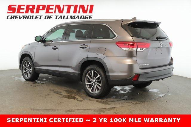 2019 toyota highlander xle