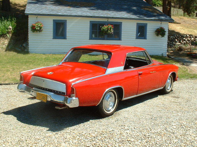 1963 studebaker gran turismo hawk! 4 speed!! 289 4 barrel! red /black very nice!