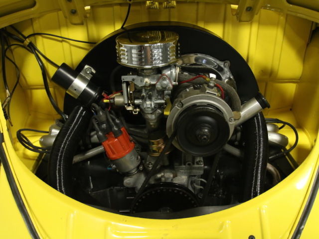 recently restored beetle, rollback-roof, strong 1641 cc flat 4, 4-speed, clean!!