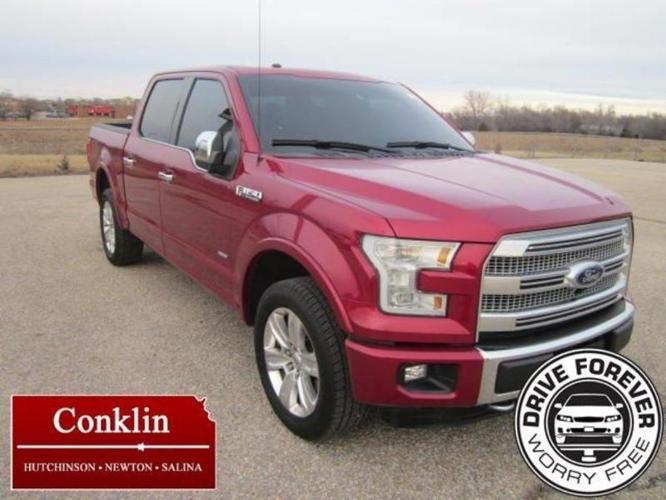 2015 ford f-150 platinum 4x4 platinum 4dr supercrew 6.5 ft. sb for sale in newton, kansas
