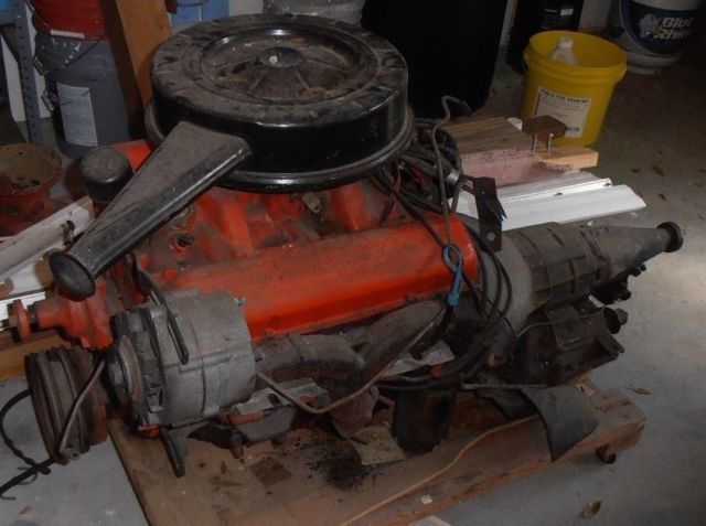 1966 chevrolet drivetrain 283 sb engine powerglide transmission florida corvette