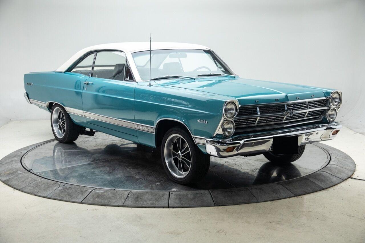 1967 ford fairlane restomod clearwater aqua poly metallic 18039 miles