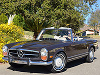 californiaclassix 1971 mercedes-benz 280sl pagoda roadster - ice cold a/c!