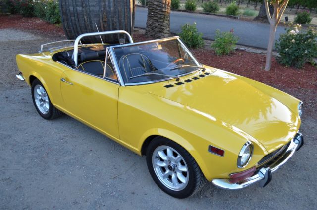 11971 fiat 124 -restored chrome bumper ca 124 - mechanical & cosmetic upgrades