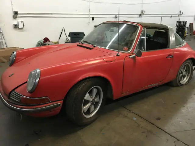 1967 porsche 911s soft window targa matching numbers barn find