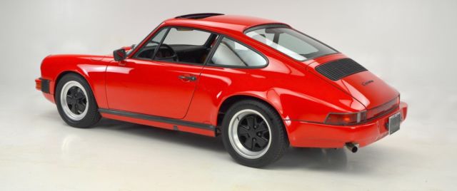 1989 porsche 911 carrera guards red 119,879 miles