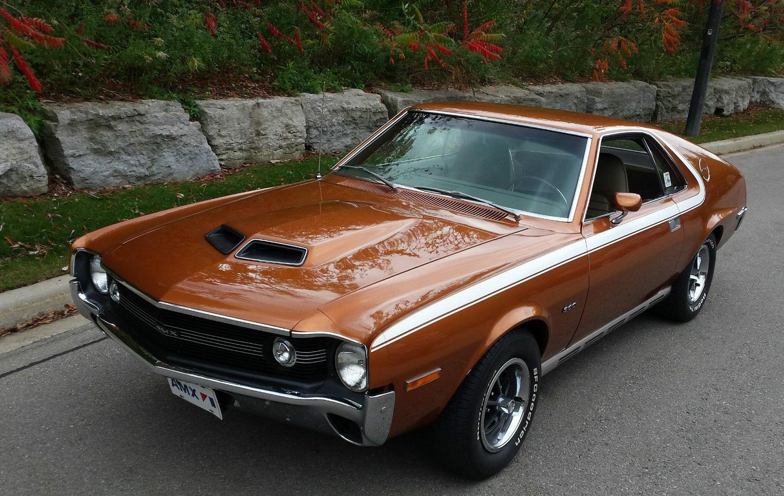 1970 amc amx 360 "go pack" fully restored