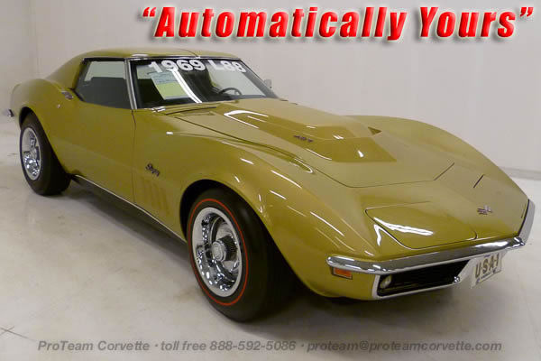 1969 riverside gold l-88 corvette coupe
