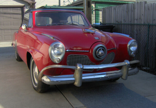 1951 studebaker commander state convertible v-8 automatic bullet nose!