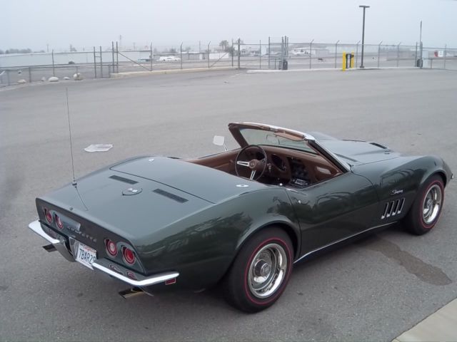 1969 chevrolet corvette conv matching number 427ci 400hp prof frame off resto