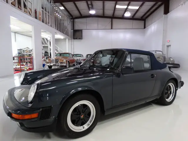 1988 porsche 911 carrera cabriolet, low miles! fully documented! highly optioned