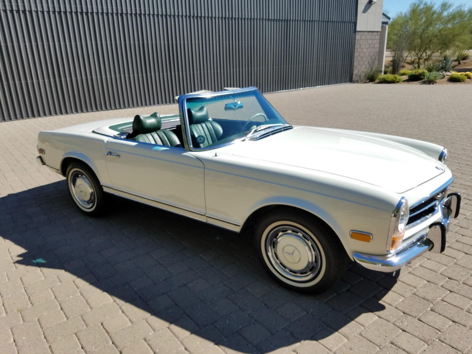 1969 mercedes-benz sl-class 280sl convertible automatic 49035 miles