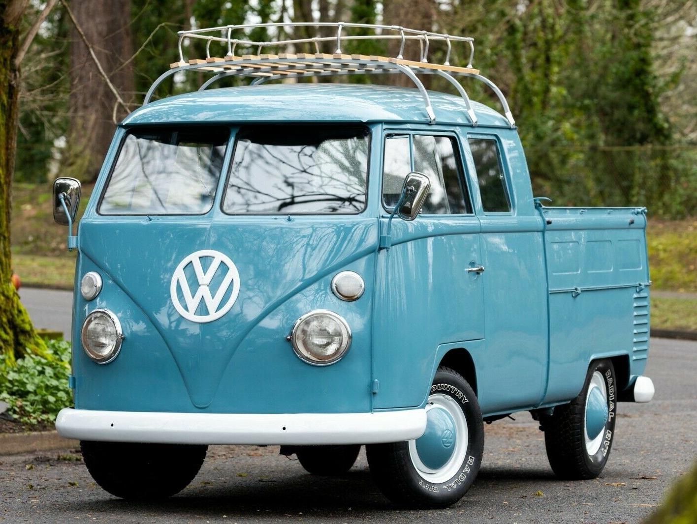 1965 volkswagen transporter type-2 double cab very rare and hard to find