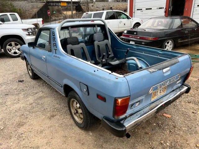 1979 subaru brat pickup blue 4wd manual no reserve
