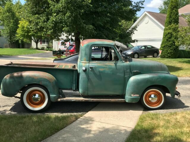 1951 gmc 1/2 ton short bed pick up, rat rod, hot rod