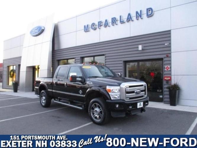 2016 ford f-350 super duty platinum 4x4 platinum 4dr crew cab 6.8 ft. sb srw pickup for sale in brentwood, new hampshire