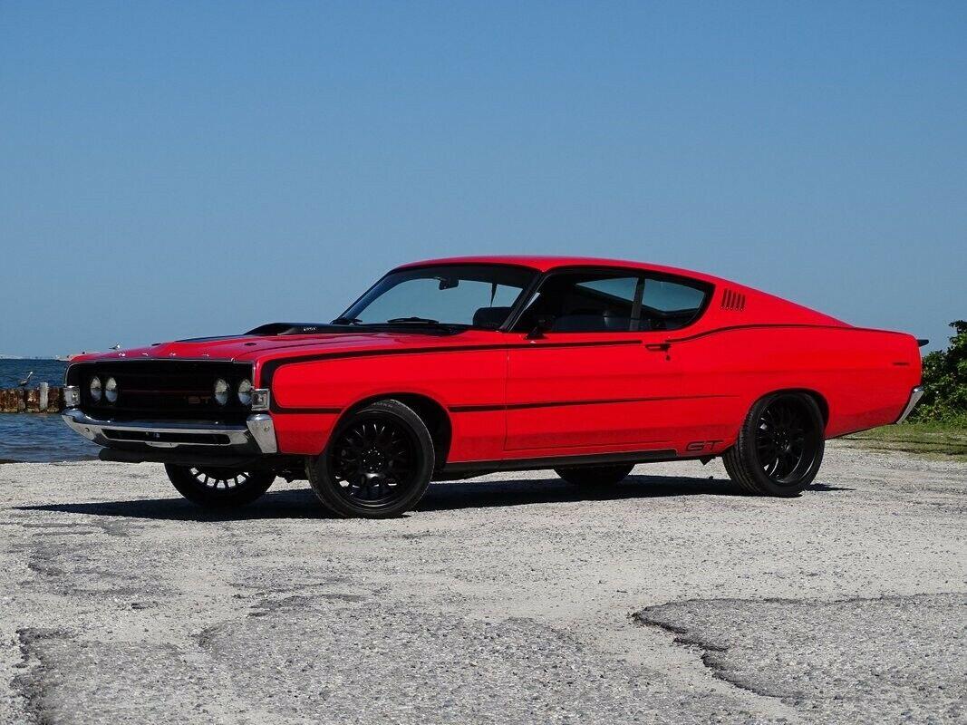 1969 ford torino fastback restomod red 351 cid v8 31370 miles