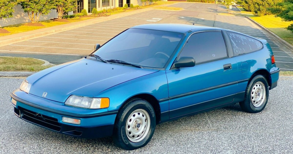 no reserve 105k miles honda crx 5-speed hatchback hatch coupe civic del sol eg