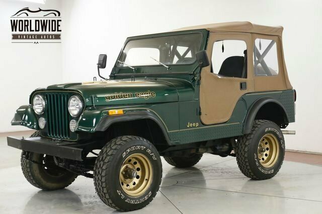 golden eagle. 4x4. 4 spd soft top convertible